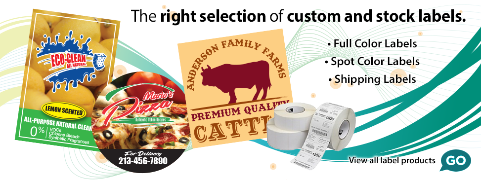 Stock and Custom Labels stock and custom labels